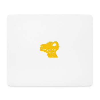 Dino Augmon Digimon yellow gift - Mouse Pad (horizontal) - white - Front