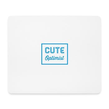 Idée de cadeau pour enfants Optimist mignon - Tapis de souris (format paysage) - blanc - Devant