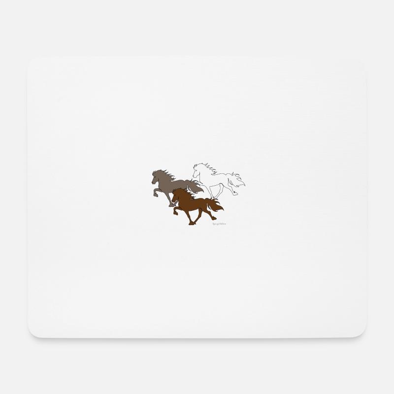Icelandic Spirit - Mousepad (Querformat) - Weiß