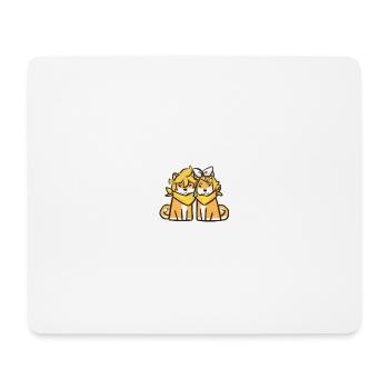 Kagamine Shibe Twins - Mousepad (Querformat) - Weiß - Vorne