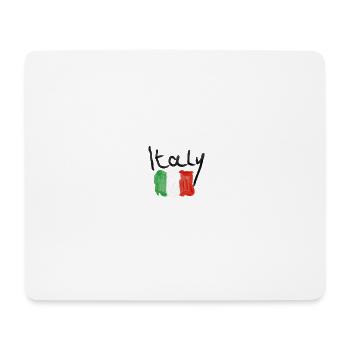 Italie - Tapis de souris (format paysage) - blanc - Devant