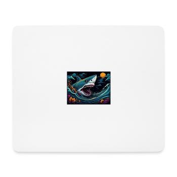SHARK - Mouse Pad (horizontal) - white - Front