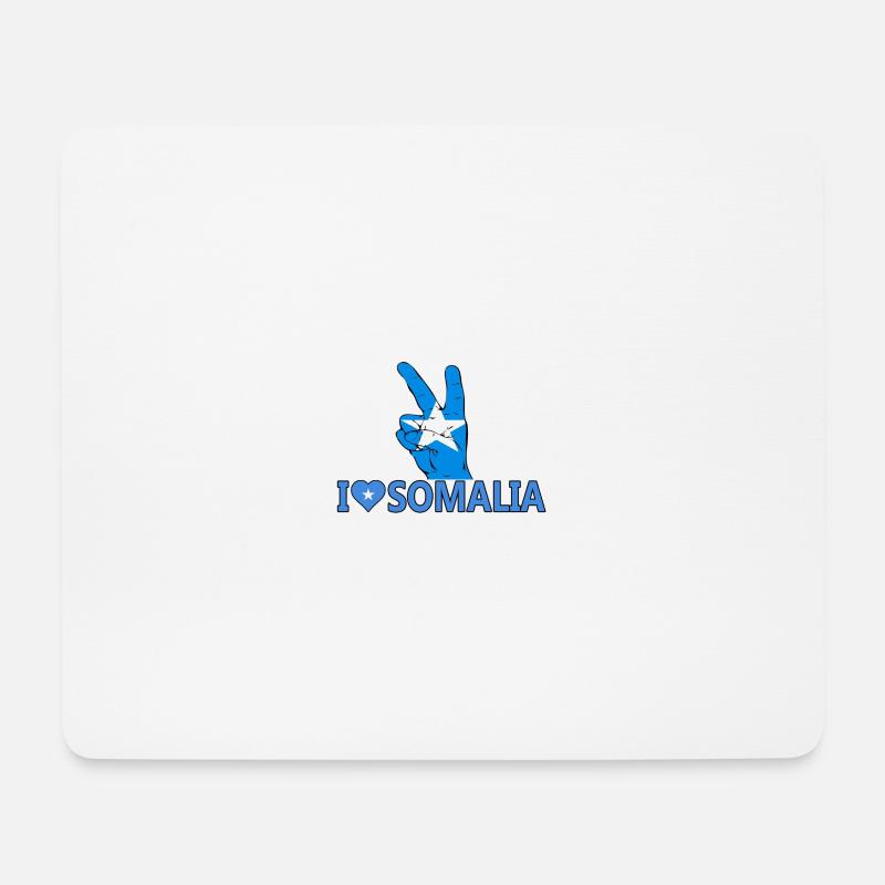 Frieden SOMALIA - Mousepad (Querformat) - Weiß