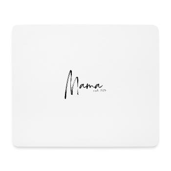Mom est. 2025 / New Mom /Pregnant - Mouse Pad (horizontal) - white - Front