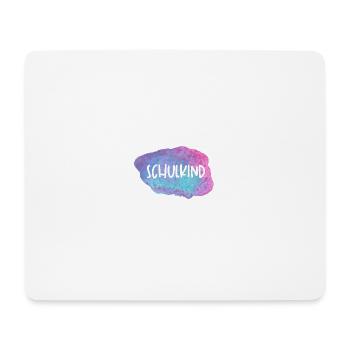 Schulkind Watercolor - Mousepad (Querformat) - Weiß - Vorne
