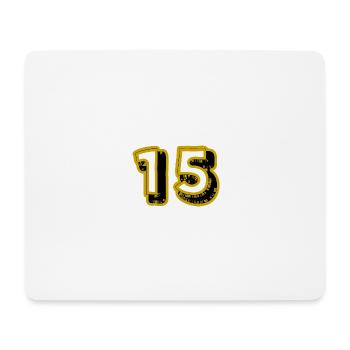 15. 15 YEARS. 15th ANNIVERSARY. 15 YEAR ANNIVERSARY. - Mouse Pad (horizontal) - white - Front