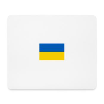 Ukraine Flag - Mouse Pad (horizontal) - white - Front