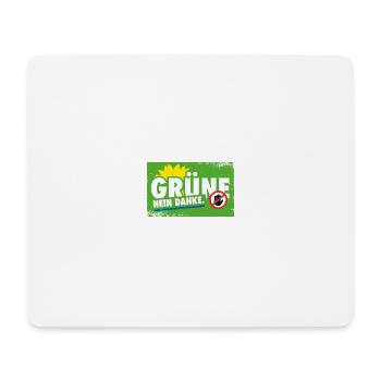Grüne - Nein Danke. - Mousepad (Querformat) - Weiß - Vorne