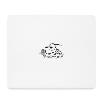 Meerjungfrau im Zauberland - Mousepad (Querformat) - Weiß - Vorne