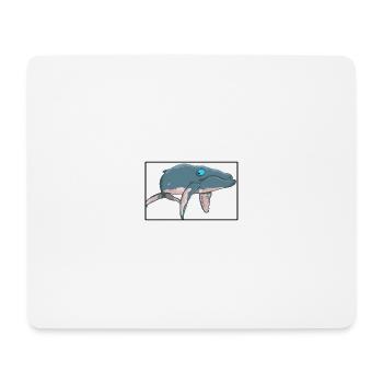 Humpback Whale T-Shirt - Mouse Pad (horizontal) - white - Front