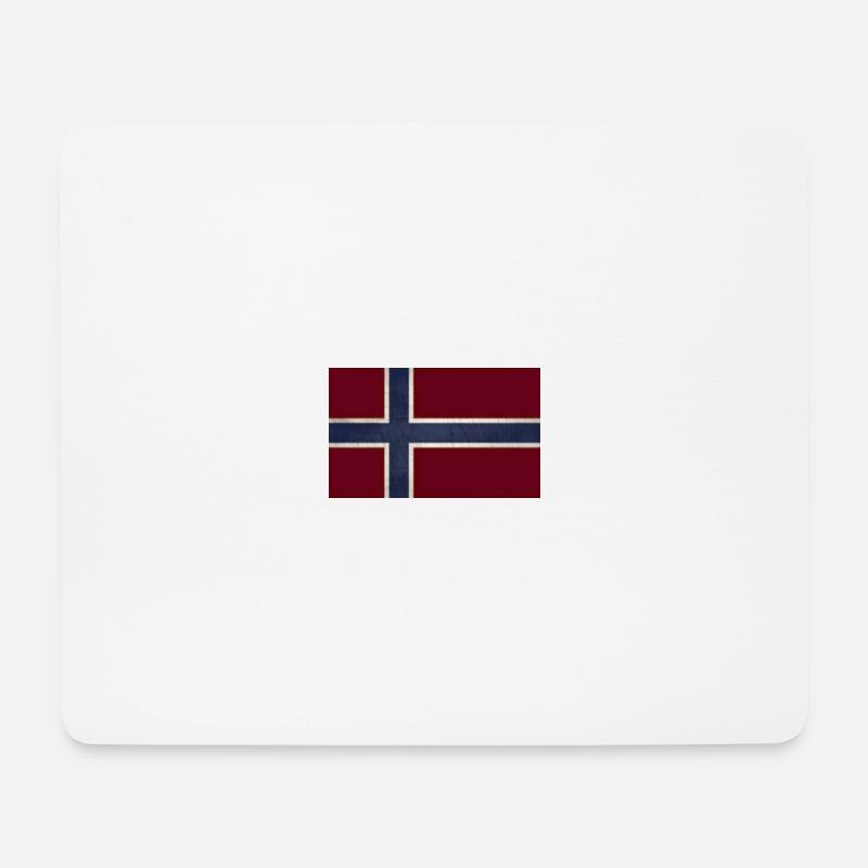 Norwegen - Mousepad (Querformat) - Weiß