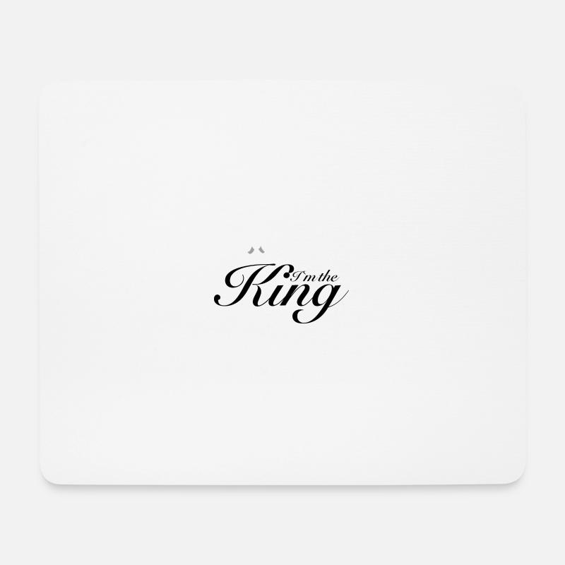 King - Mouse Pad (horizontal) - white