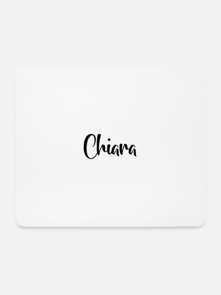 Vorname - Chiara - Mousepad (Querformat) - Weiß