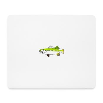 Forelle - Mousepad (Querformat) - Weiß - Vorne