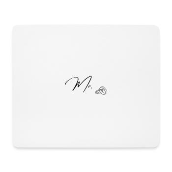 Mr. Mister - Mousepad (Querformat) - Weiß - Vorne