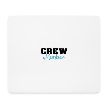 Crew Members - Mouse Pad (horizontal) - white - Front