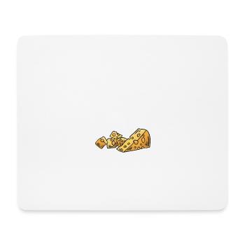 Fromage suisse - Tapis de souris (format paysage) - blanc - Devant