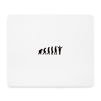 Chefs d’orchestre Evolution Musique Musiciens Chef d’orchestre - Tapis de souris (format paysage) - blanc - Devant