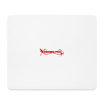 Fishing Pro - Mousepad (Querformat) - Weiß - Vorne