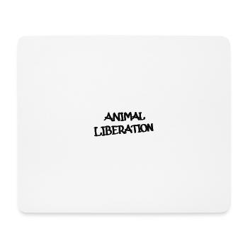 Animal Liberation - Mouse Pad (horizontal) - white - Front