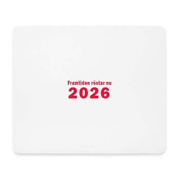 The future votes now in 2026 - Mouse Pad (horizontal) - white - Front