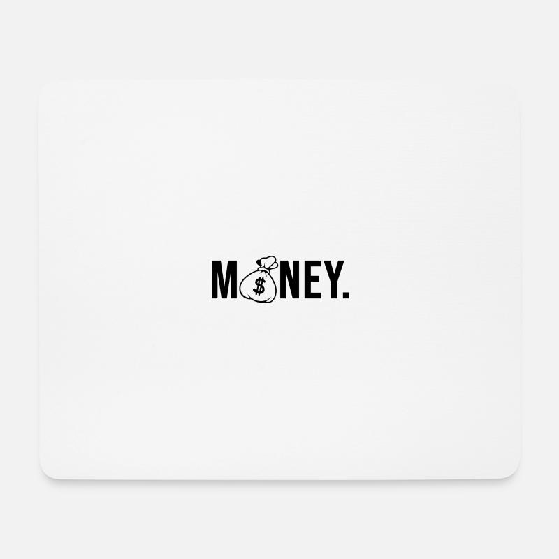 money geldbeutel - Mousepad (Querformat) - Weiß