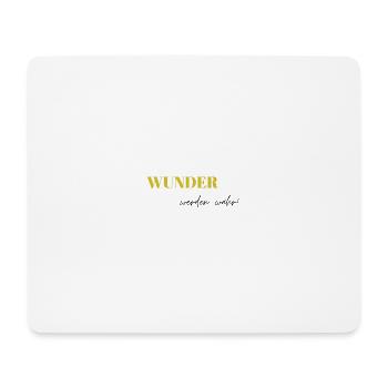 WUNDER werden wahr - Mousepad (Querformat) - Weiß - Vorne