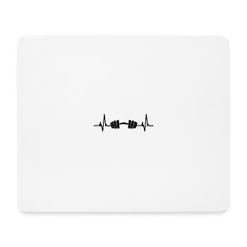 Fitness Athletes Sport Bodybuilding Fitness Sports - Mouse Pad (horizontal) - white - Front