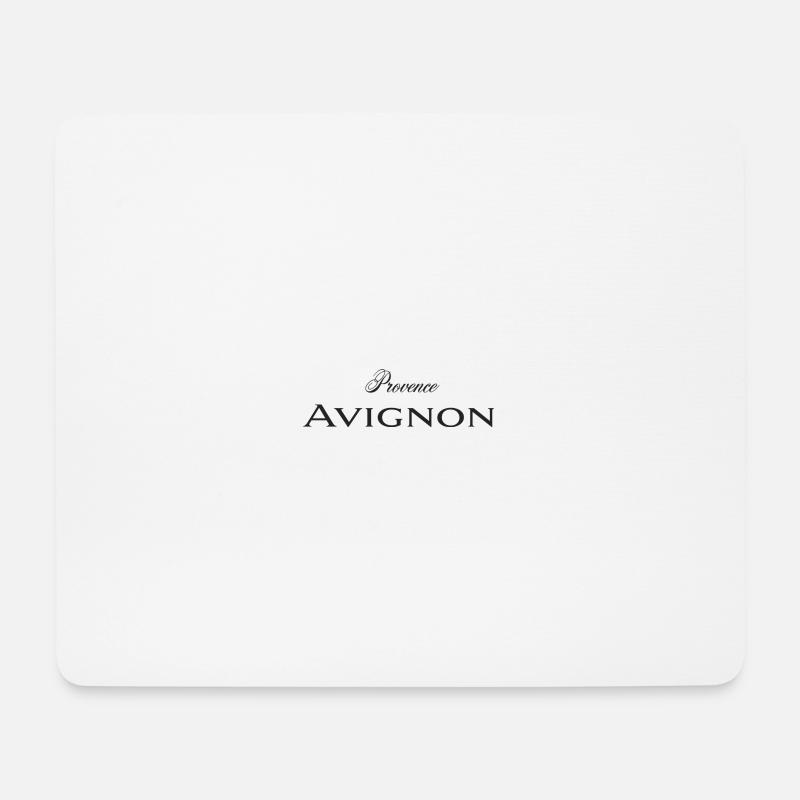 Avignon - Tapis de souris (format paysage) - blanc