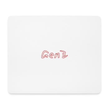 GenZ Graffiti Red - Mouse Pad (horizontal) - white - Front
