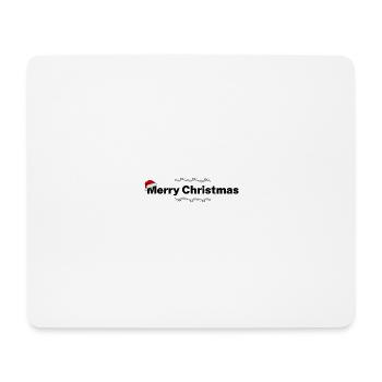 Merry Christmas – Festive Design - Mouse Pad (horizontal) - white - Front