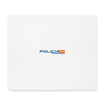 Police On – T-shirt amusant avec motif de texte - Tapis de souris (format paysage) - blanc - Devant