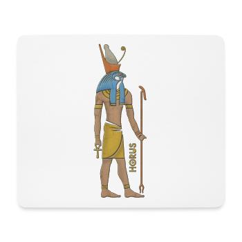 Horus Ägyptischer Gott Krieger - Mousepad (Querformat) - Weiß - Vorne