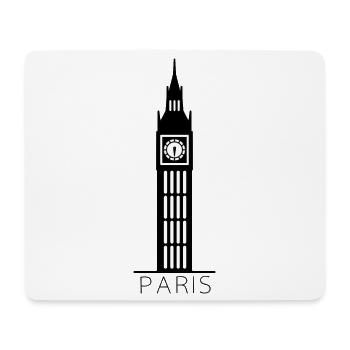 Paris - Mousepad (Querformat) - Weiß - Vorne
