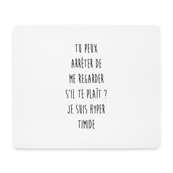 Le Loveur N2 - Tapis de souris (format paysage) - blanc - Devant