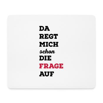 lustig - Mousepad (Querformat) - Weiß - Vorne