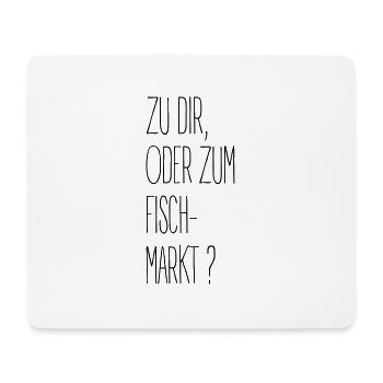 Hamburg Shirt Fichmarkt? - Mousepad (Querformat) - Weiß - Vorne