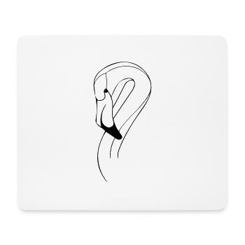 flamingo - Mouse Pad (horizontal) - white - Front