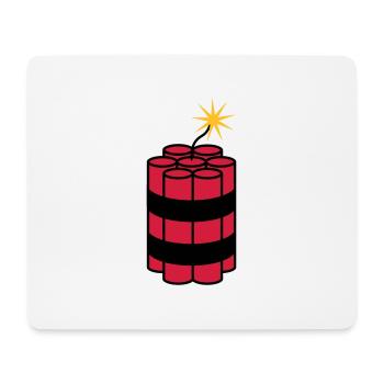 lit tnt dynamite explode explosion spre - Mouse Pad (horizontal) - white - Front