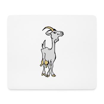Goat - Mouse Pad (horizontal) - white - Front