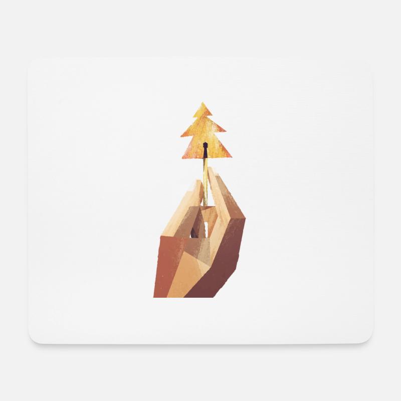Weihnachten - Mousepad (Querformat) - Weiß