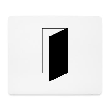 Tür - Mousepad (Querformat) - Weiß - Vorne