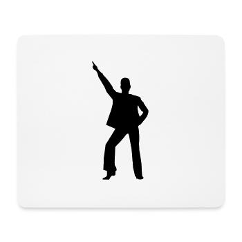 night_fever - Mousepad (Querformat) - Weiß - Vorne
