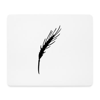 gerste - Mousepad (Querformat) - Weiß - Vorne