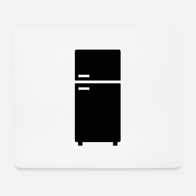 Kühlschrank - Mousepad (Querformat) - Weiß