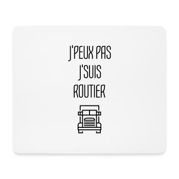 Trucker LKW Fahrer Routier Truck Camion Transport - Mouse Pad (horizontal) - white - Front