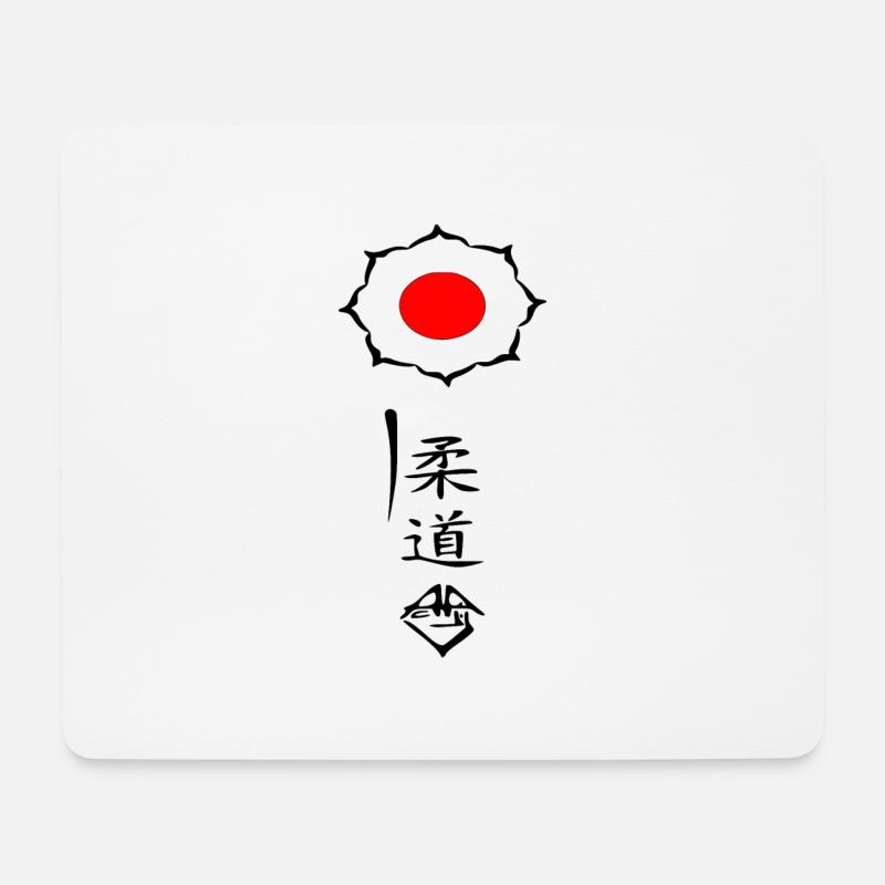 Judo - Mousepad (Querformat) - Weiß