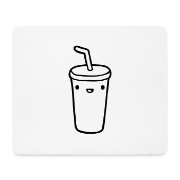 Mug De pour le visage - Tapis de souris (format paysage) - blanc - Devant