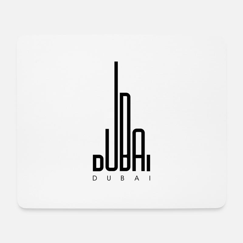 Dubai - Mousepad (Querformat) - Weiß