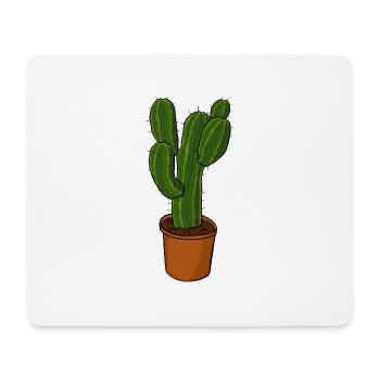 Kaktus - Mousepad (Querformat) - Weiß - Vorne